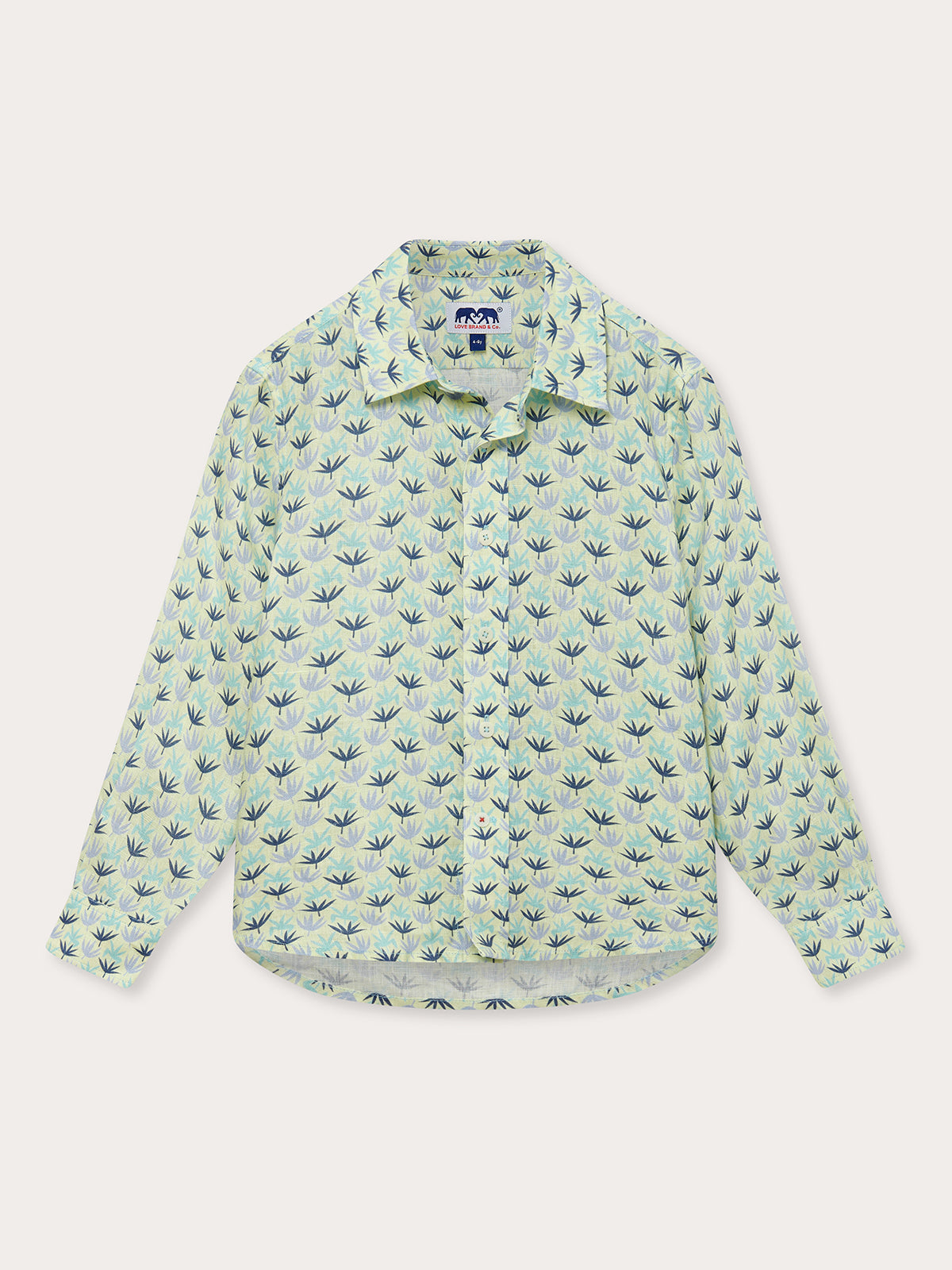 palm sugar shirt front view