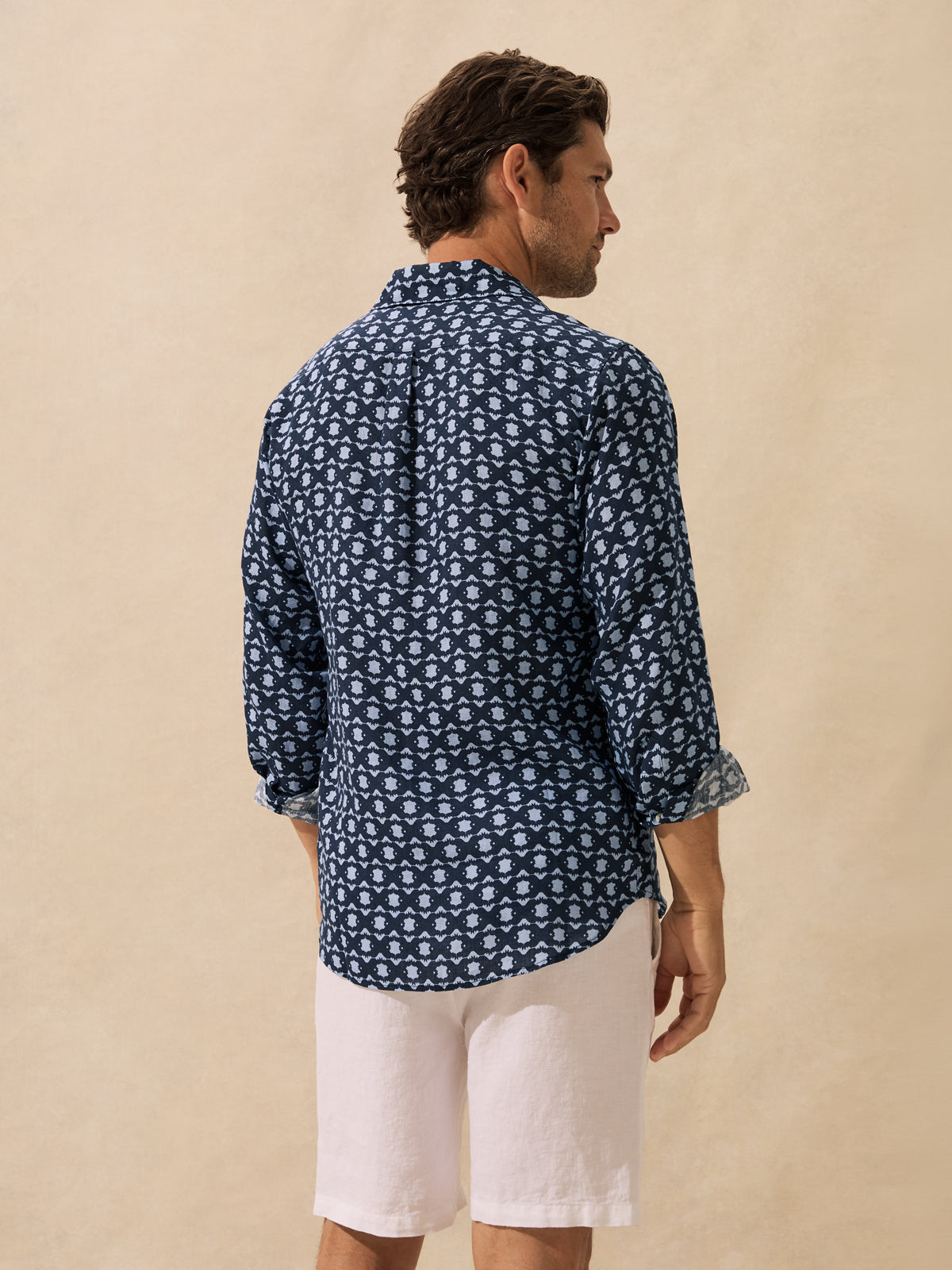 Camicia da uomo Rhino Rhythm Abaco in lino