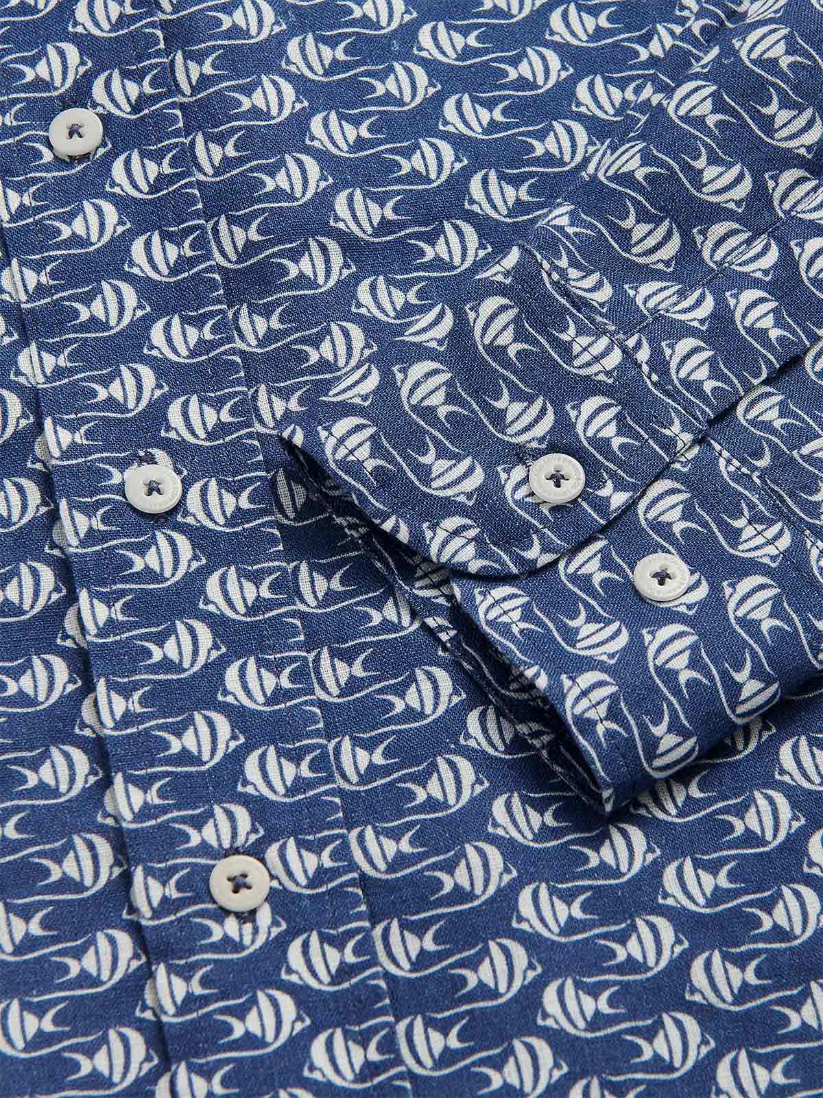 Camicia da uomo in lino Abaco Go With the Flow