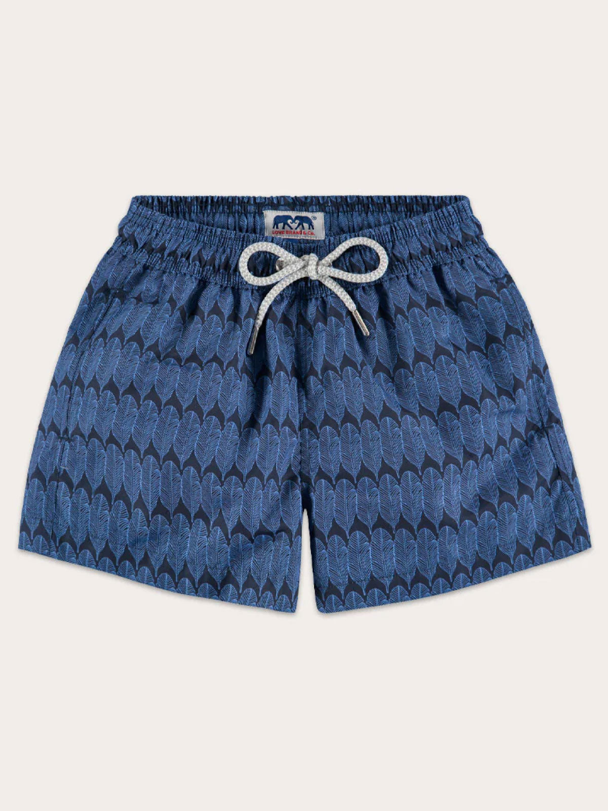 blue kids swim shorts