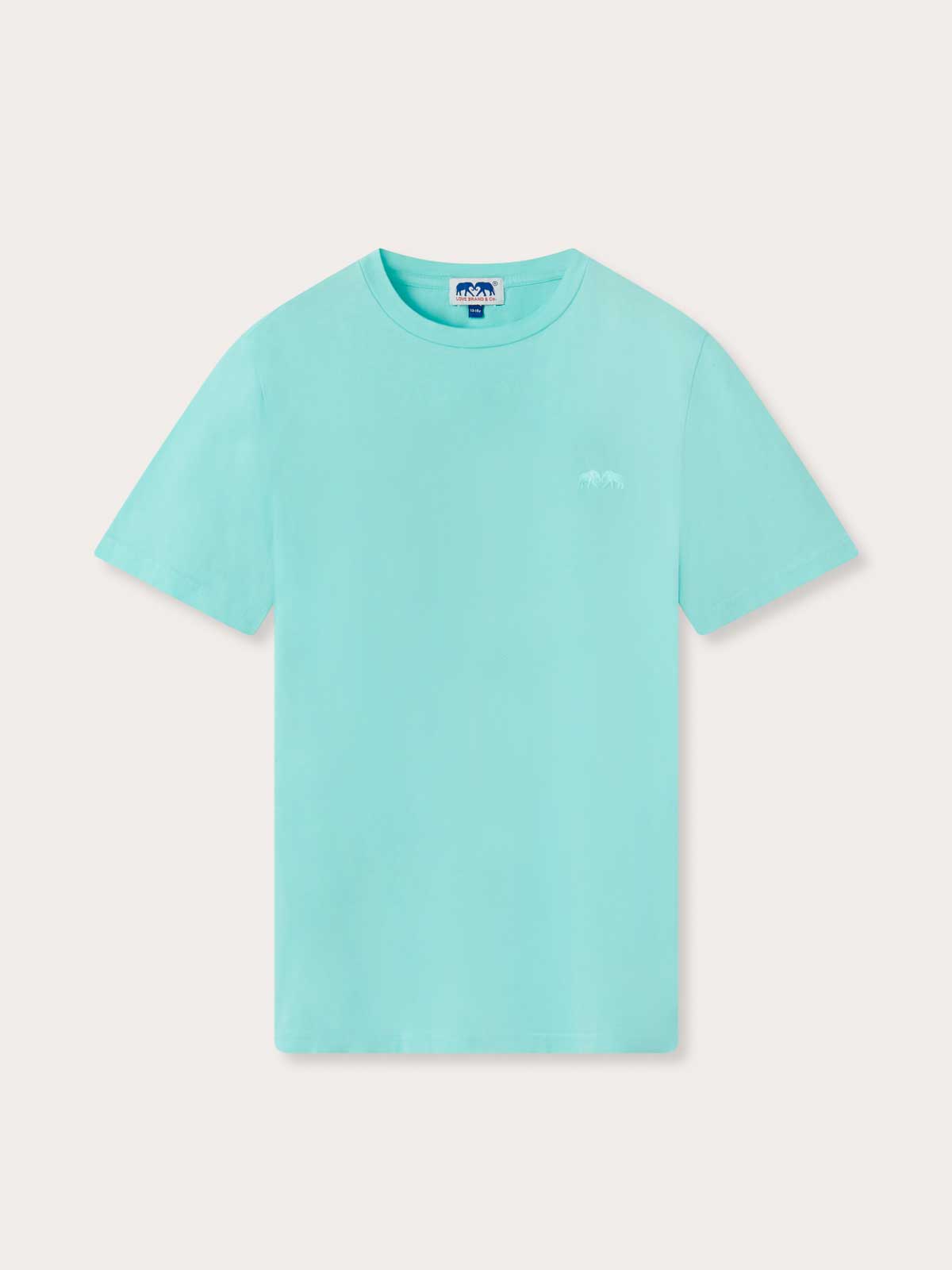 Boys Cay Green Lockhart T-Shirt inspired by the crystal clear sea of the Bahamian Cays, featuring a tropical green color.