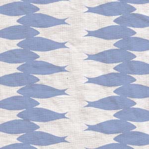 100% linen swatch dishy fishy