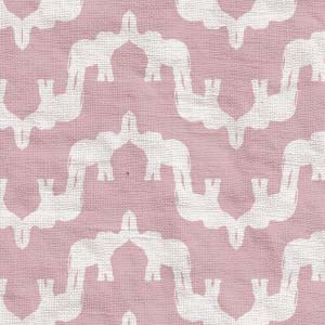 100% linen swatch elephant palace pink